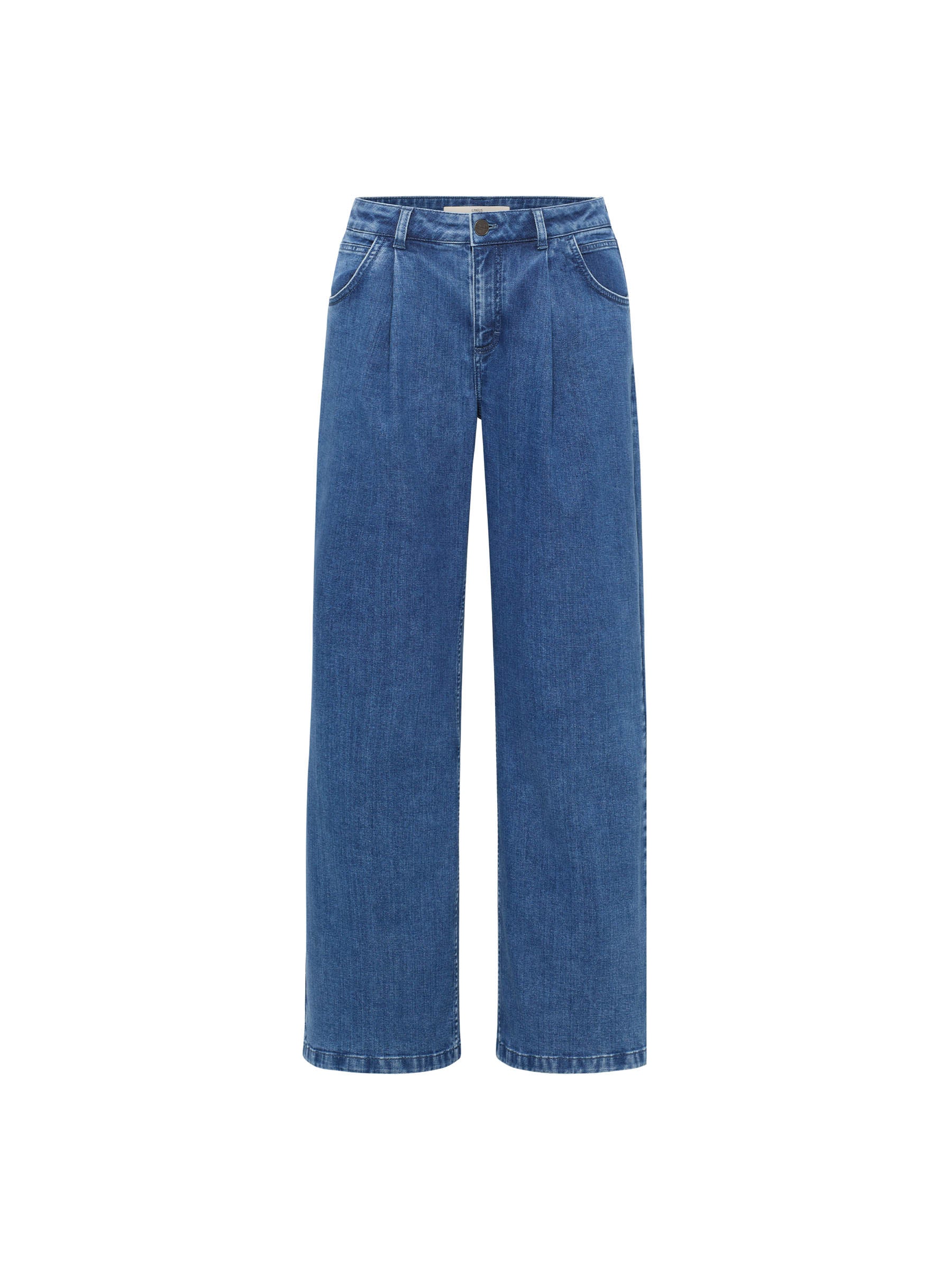Jean Marlene à pinces LANIUS, denim bleu moyen