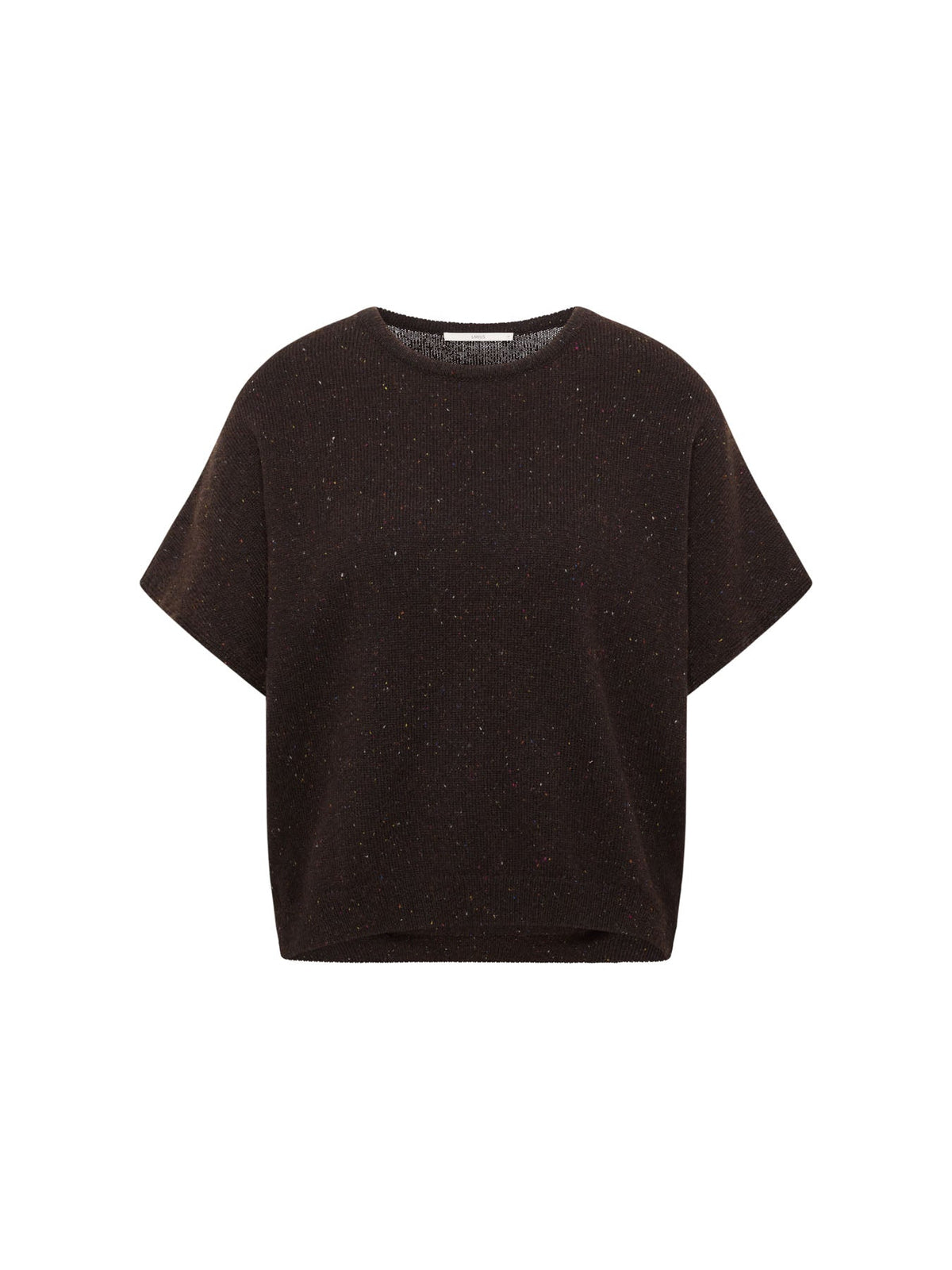 Pull sans manches LANIUS, chocolat tweed