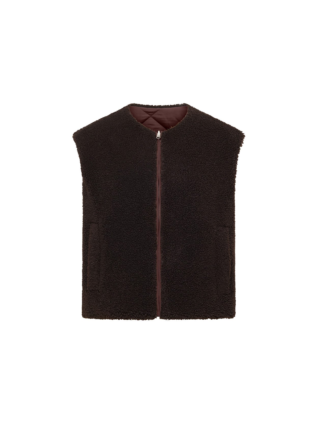 Veste réversible matelassée LANIUS, chocolat, vue 5