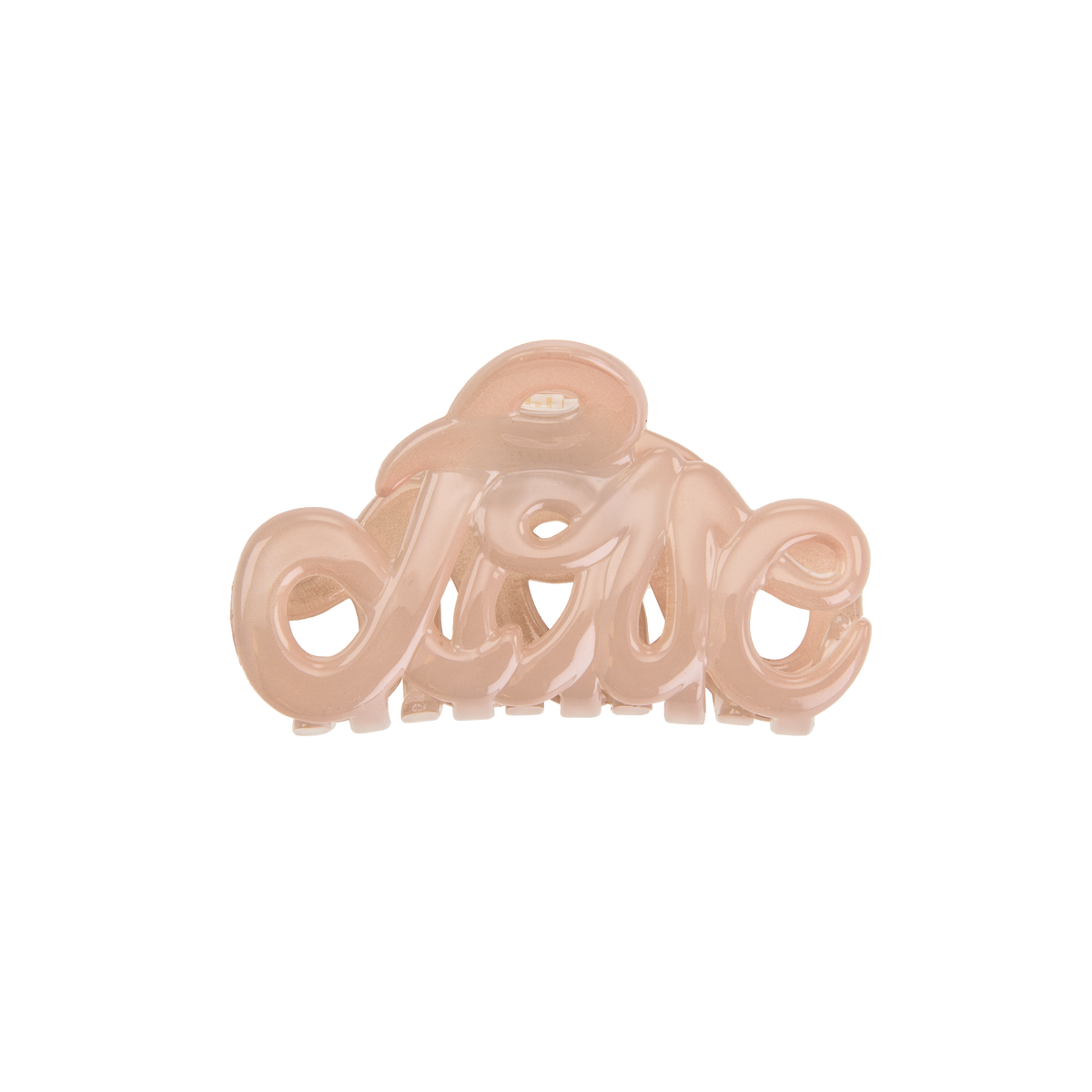 Pince à cheveux Love Claw 5 cm nude, BON DEP