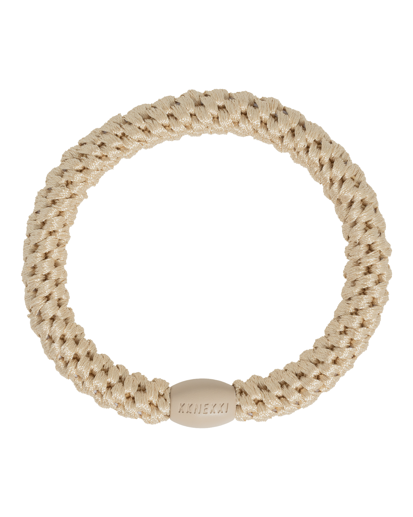 Élastique à cheveux Kknekki Original Beige Clair, vue de face