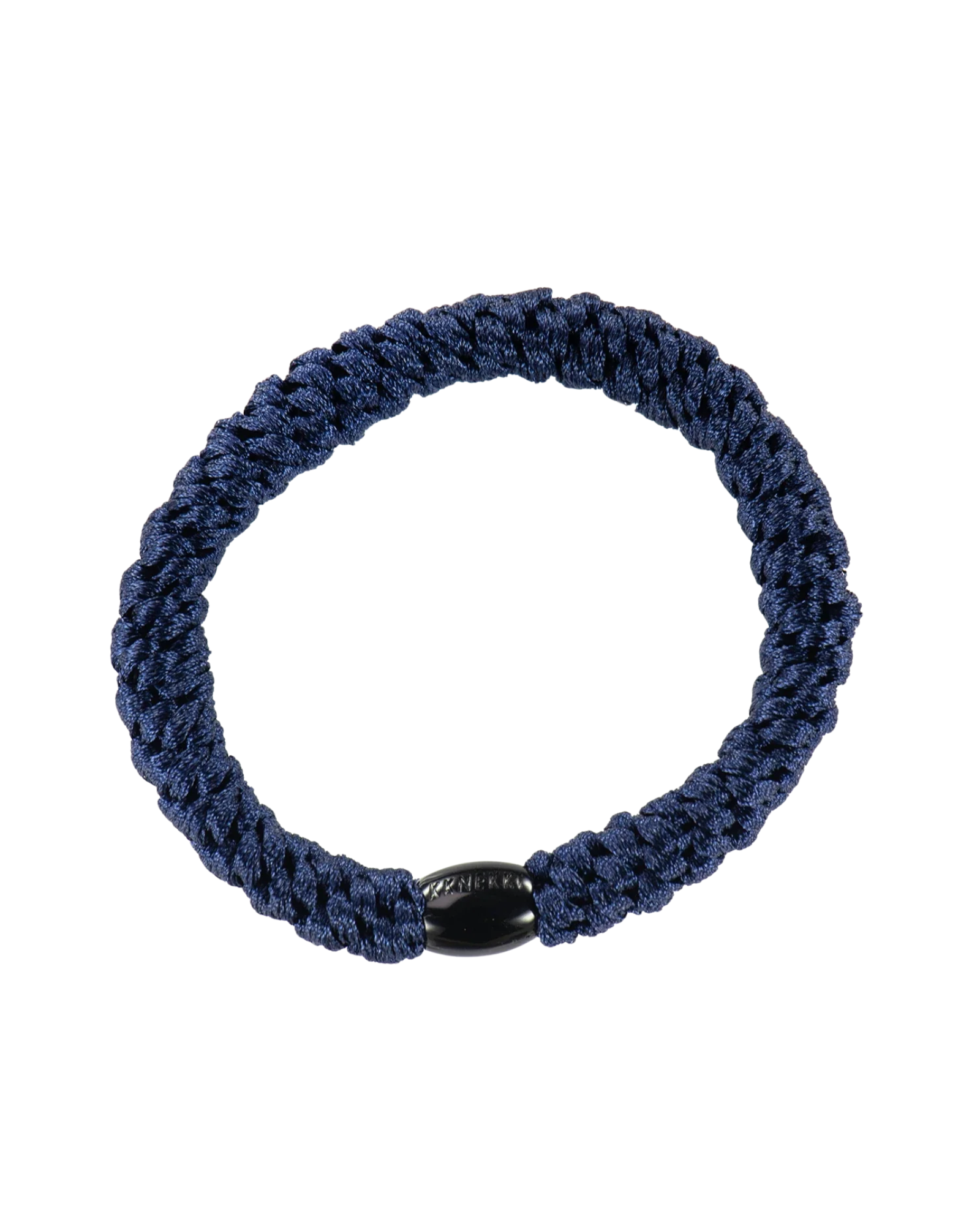 Élastique à cheveux Kknekki Original Bleu Marine, vue de face