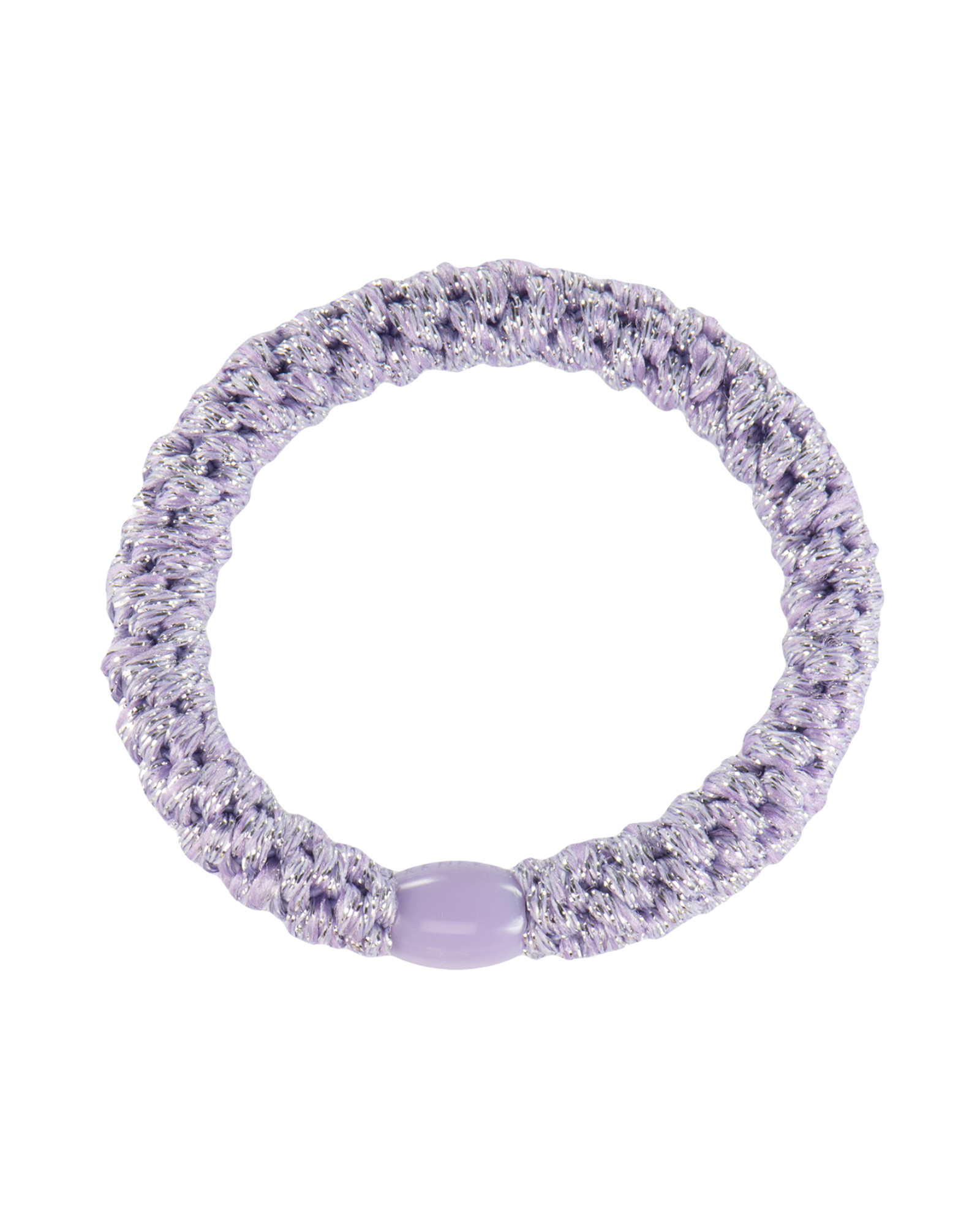 Élastique à cheveux Kknekki Original Lavande Pailletée, vue de face