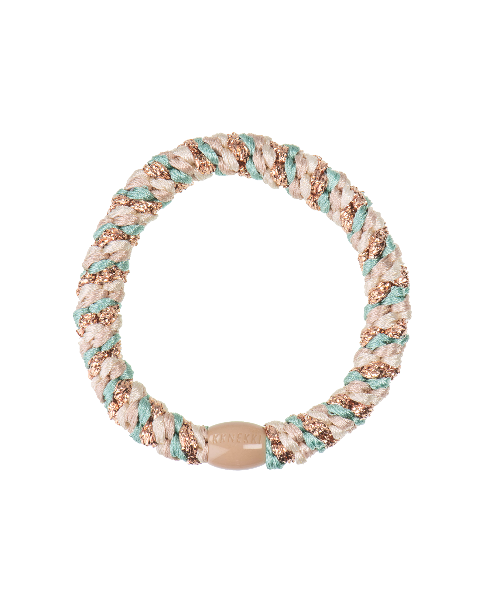 Élastique à cheveux Kknekki Original Mix Turc Beige Pailleté, vue de face