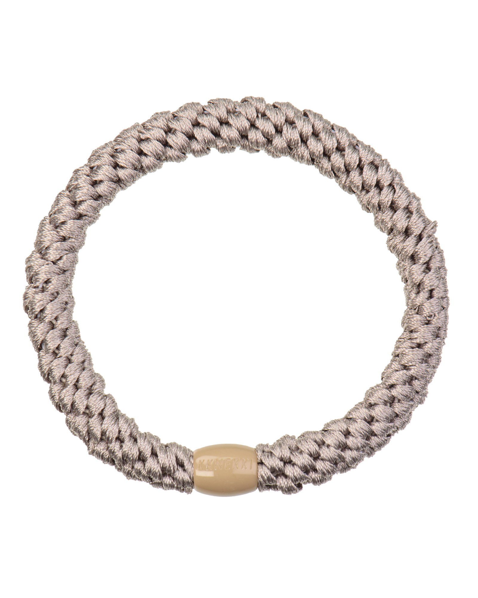 Élastique à cheveux Kknekki Original Taupe Clair, vue de face