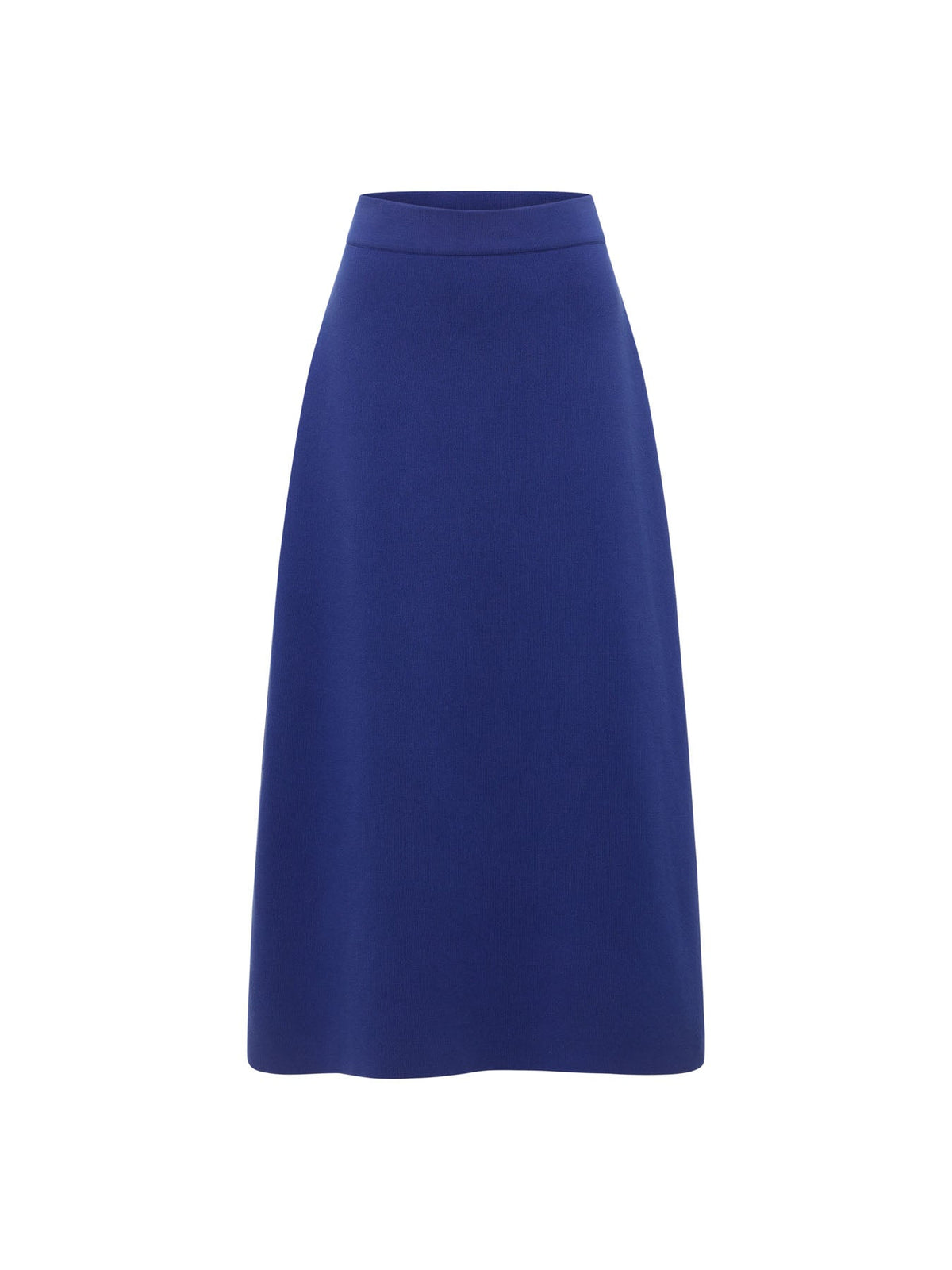 Jupe longue en maille LANIUS Violet – à plat, vue de face