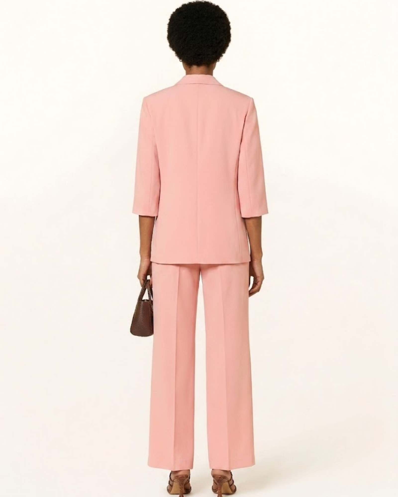 Blazer Junie Miley en twill MOS MOSH Rose – vue de dos