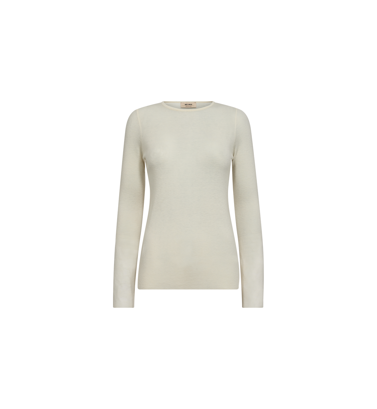 Pull col rond MOS MOSH Bouch écru – vue de face