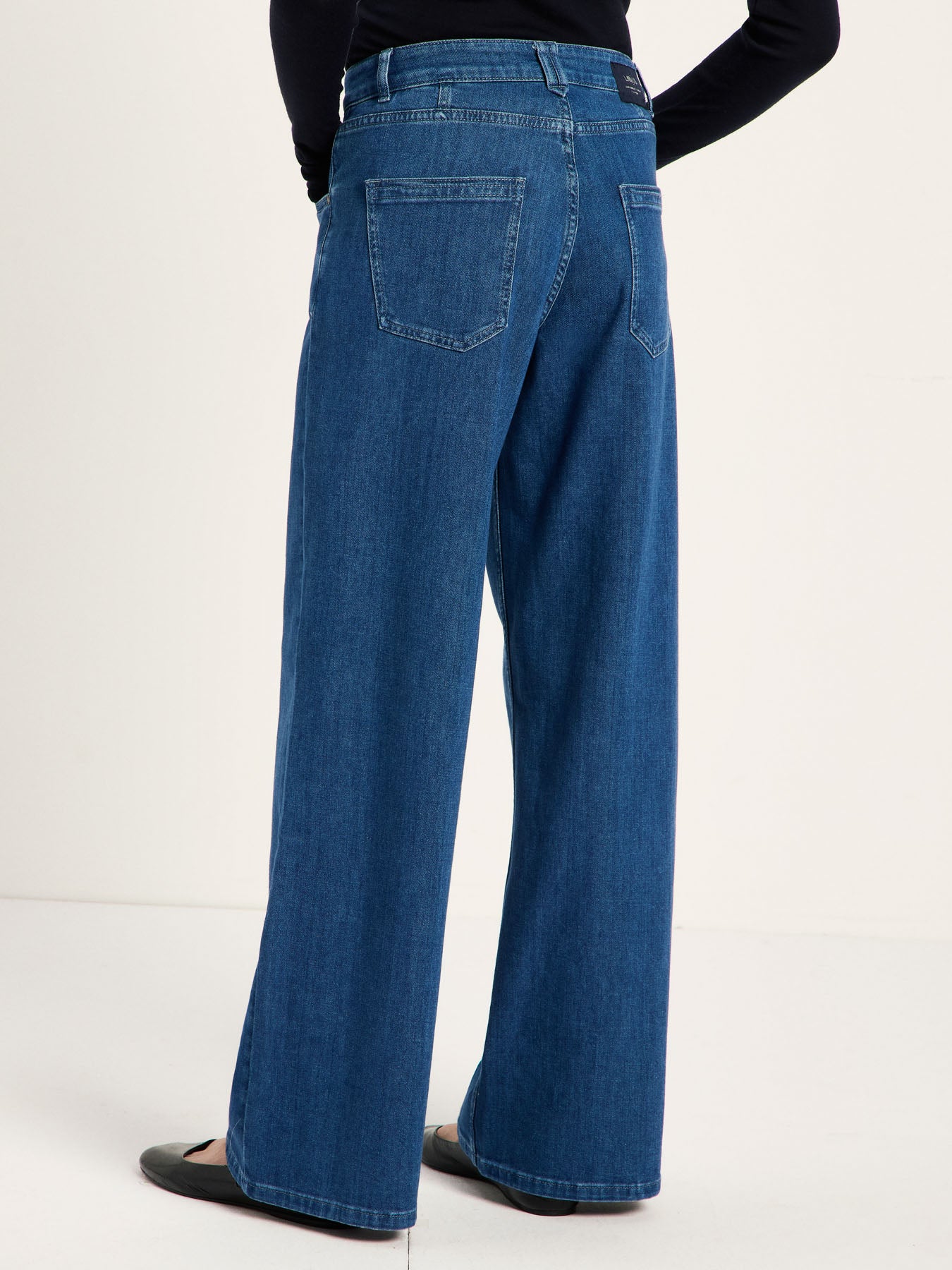 Jean Marlene à pinces LANIUS, denim bleu moyen, vue 5