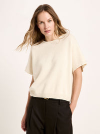 Pull sans manches LANIUS, blanc cassé, vue 4