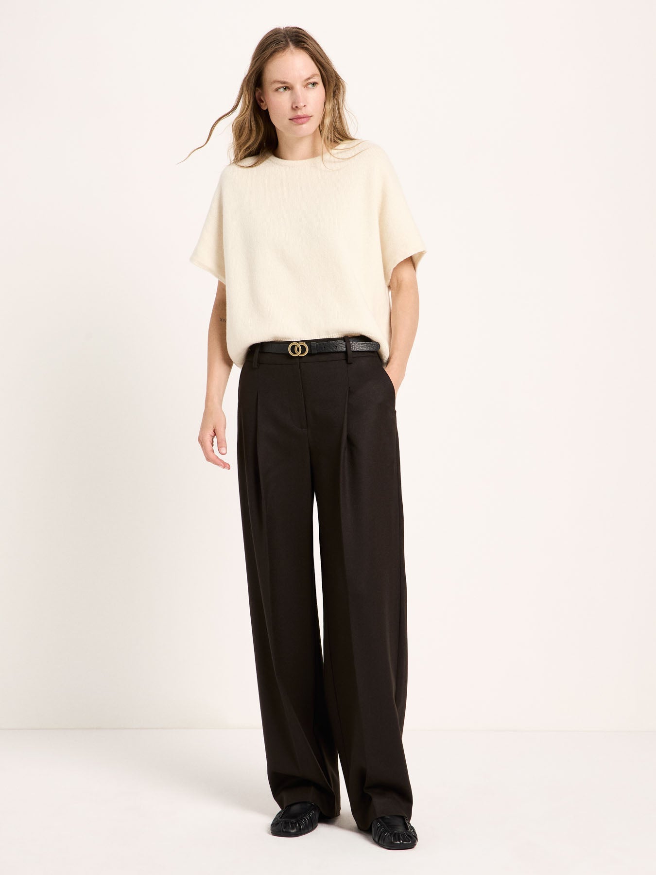 Pull sans manches LANIUS, blanc cassé, vue 2