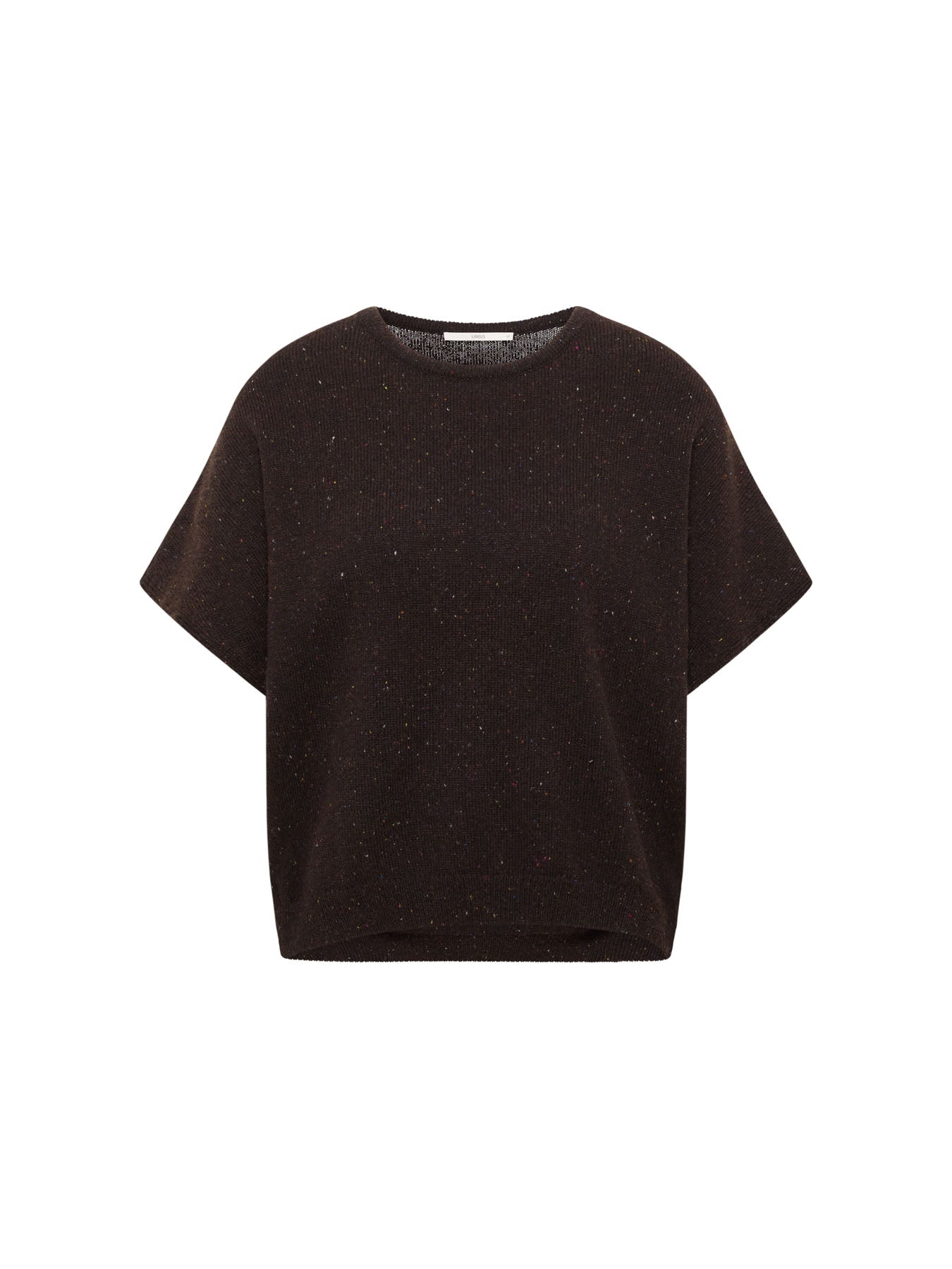 Pull sans manches LANIUS, chocolat tweed