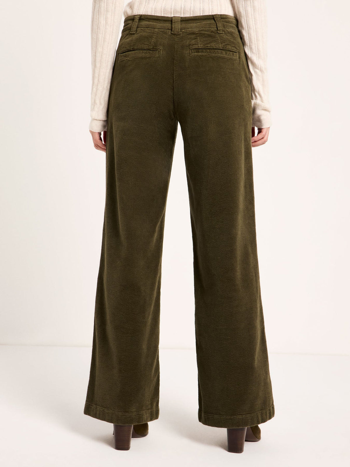 Pantalon Marlene en velours côtelé LANIUS, coloris turtle, vue 5