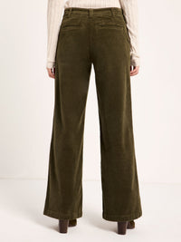 Pantalon Marlene en velours côtelé LANIUS, coloris turtle, vue 5
