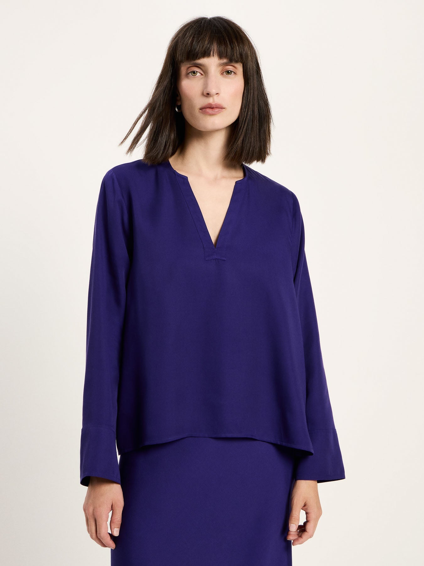 Blouse en TENCEL™ LANIUS, violet
