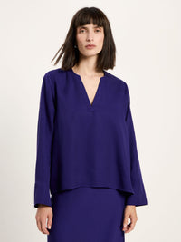 Blouse en TENCEL™ LANIUS, violet