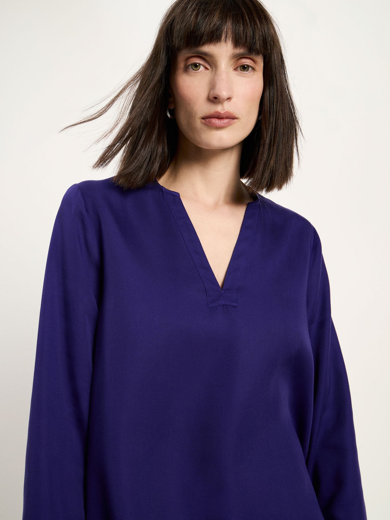 Blouse en TENCEL™ LANIUS, violet, vue 2