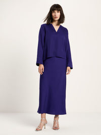 Blouse en TENCEL™ LANIUS, violet, vue 3