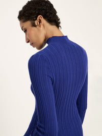 Pull col roulé LANIUS, violet, vue 4