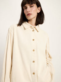 Chemise en velours côtelé LANIUS, crème, vue 3
