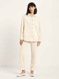 Chemise en velours côtelé LANIUS, crème, vue 2