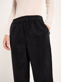 Pantalon en cupro LANIUS, noir, vue 4