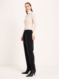 Pantalon en cupro LANIUS, noir, vue 3