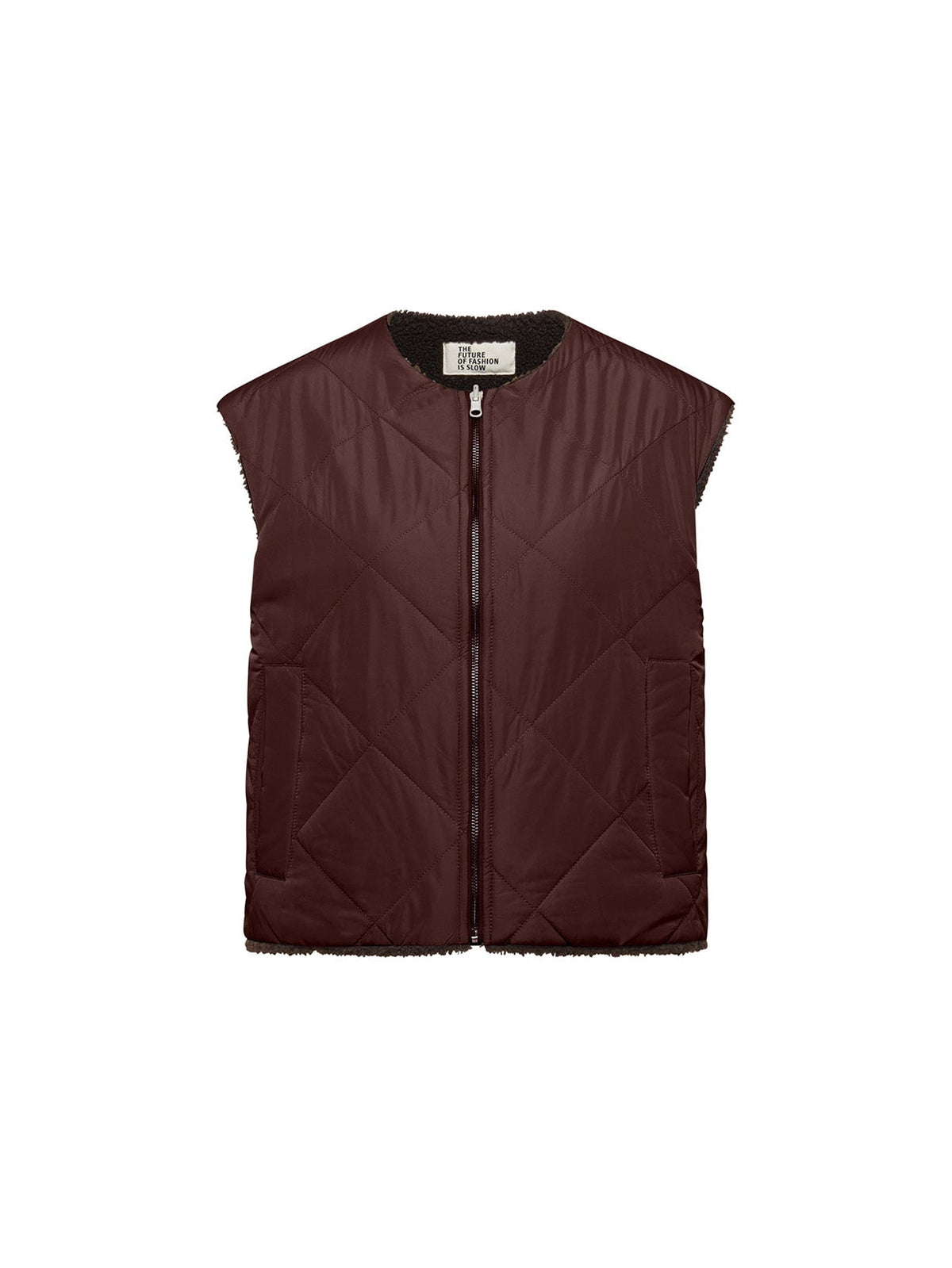 Veste réversible matelassée LANIUS, chocolat