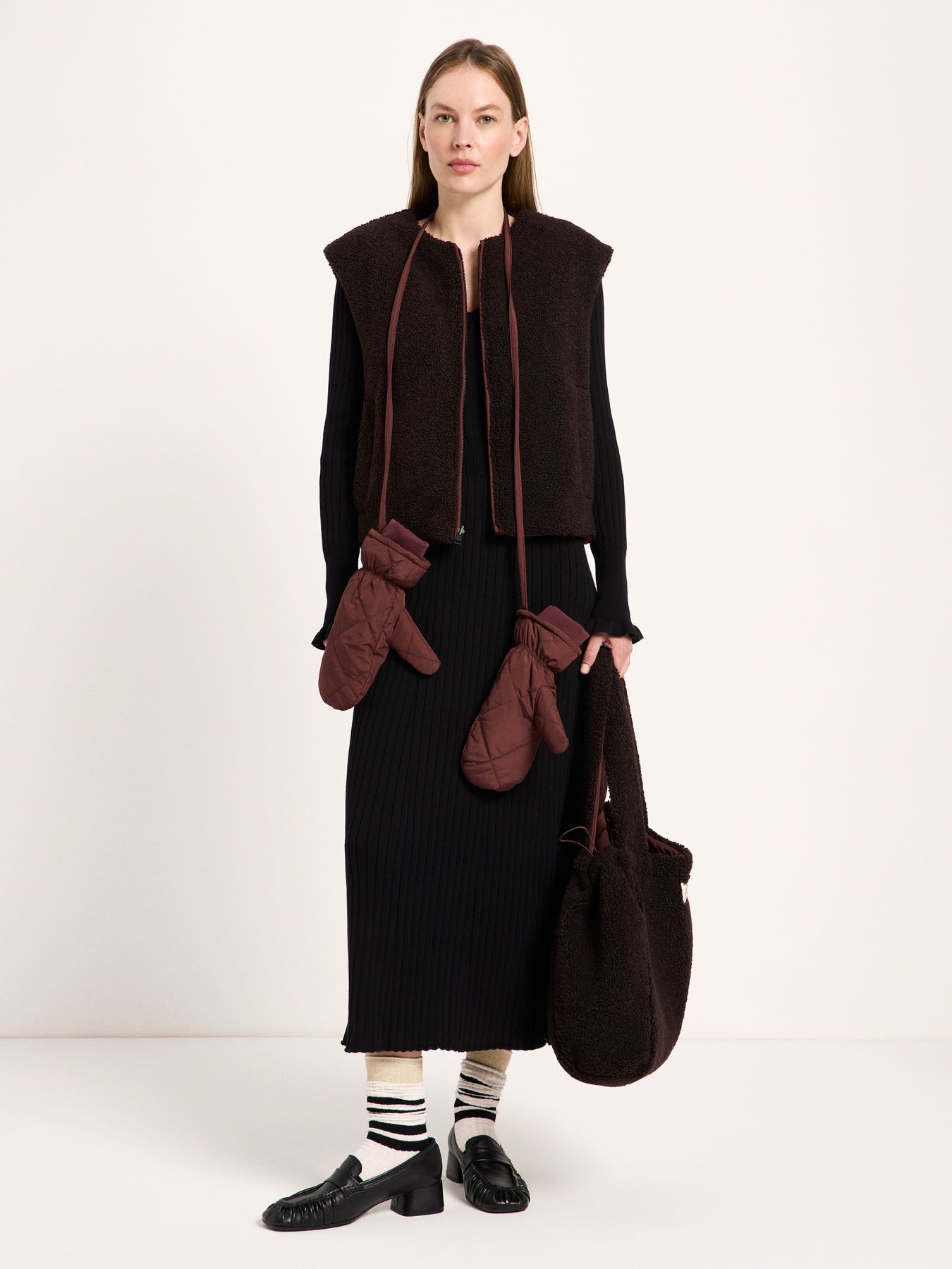 Veste réversible matelassée LANIUS, chocolat, vue 4