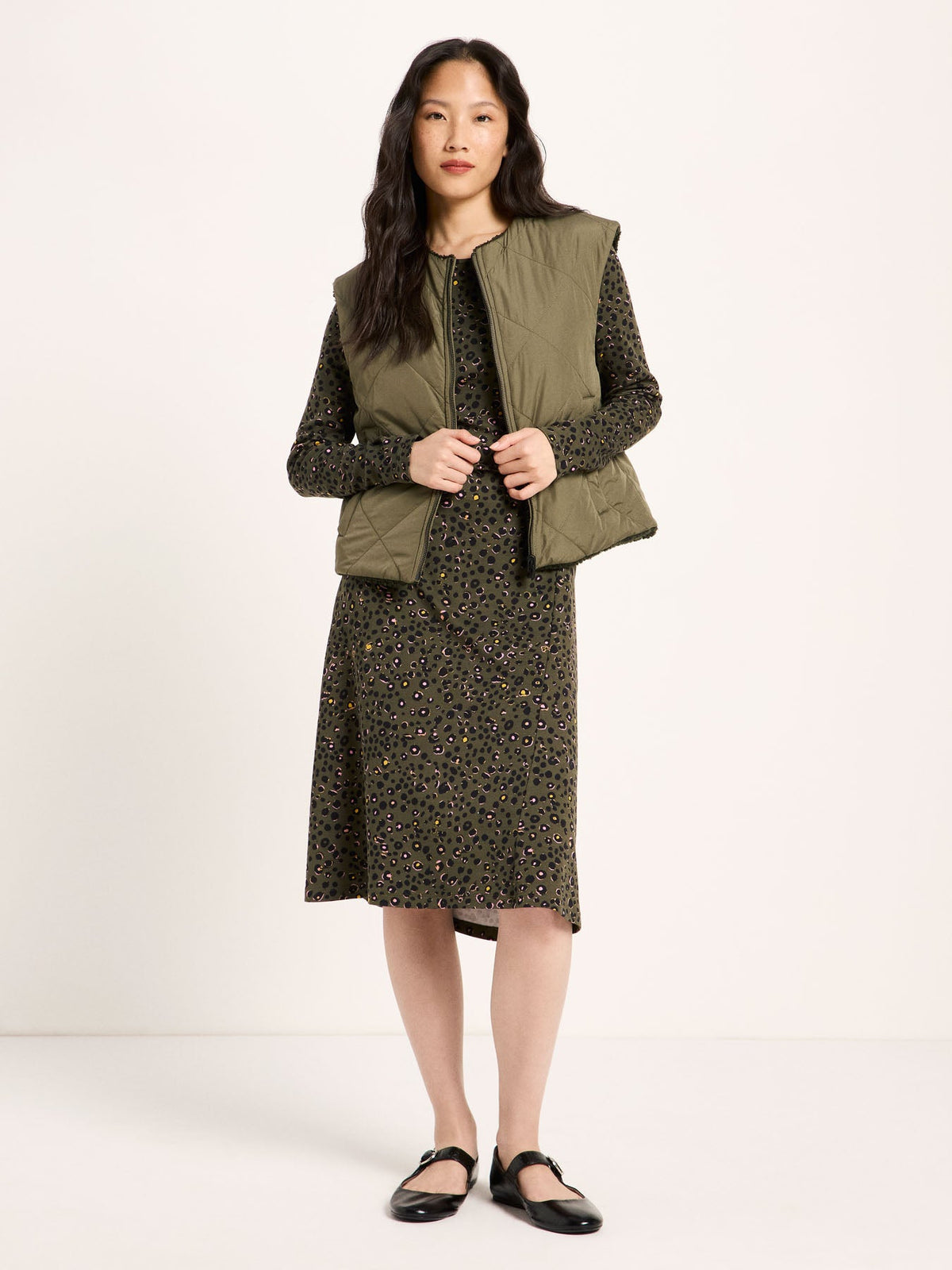 Veste réversible matelassée LANIUS, coloris turtle, vue 4