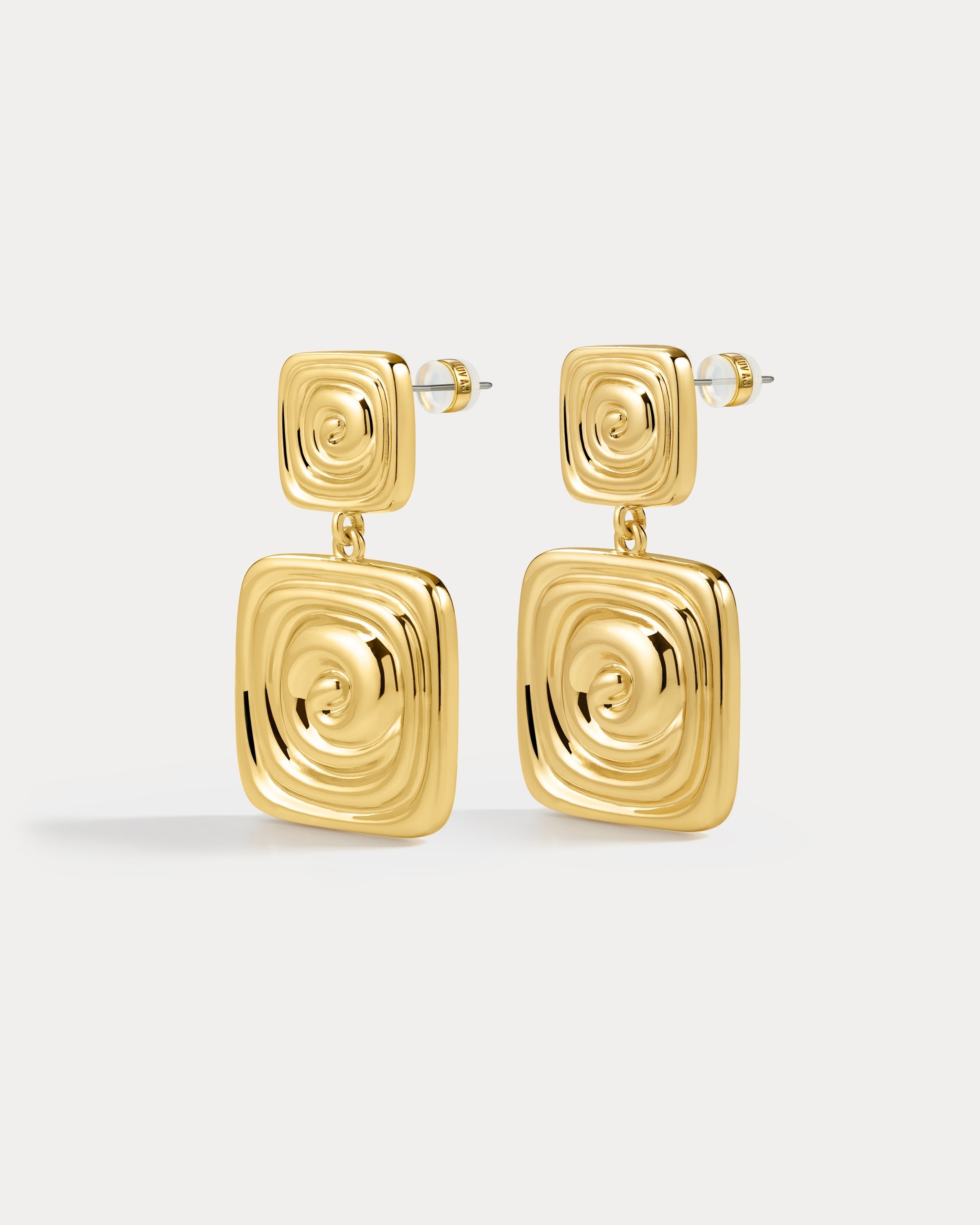 Boucles d'oreilles « Seychelles » LUV AJ, finition dorée
