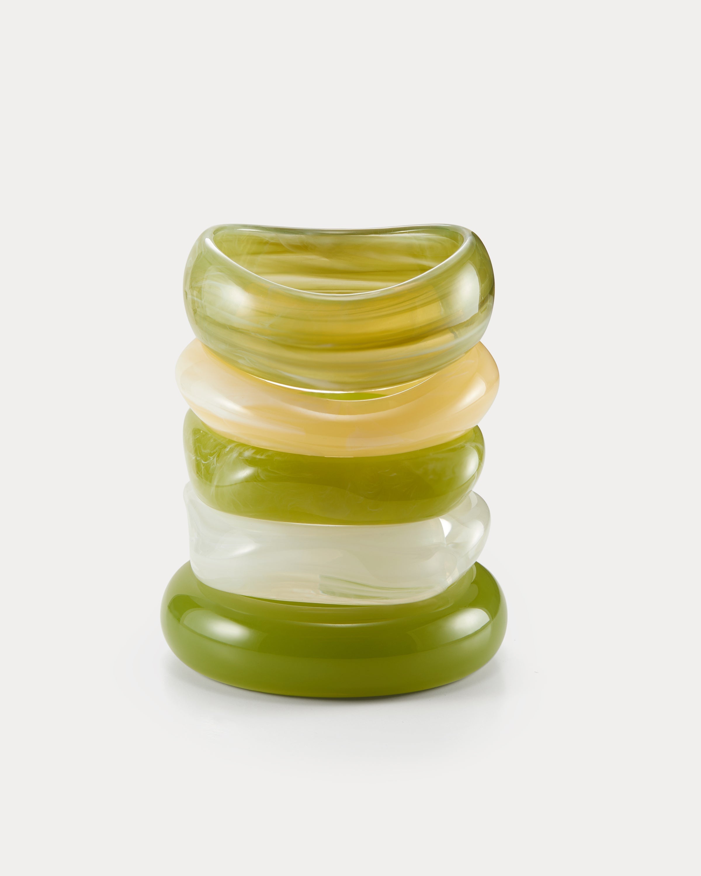 Lot de bracelets « Formentera » LUV AJ, coloris vert
