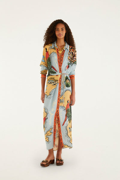 FARM Rio Robe Maxi « Beaches Path »