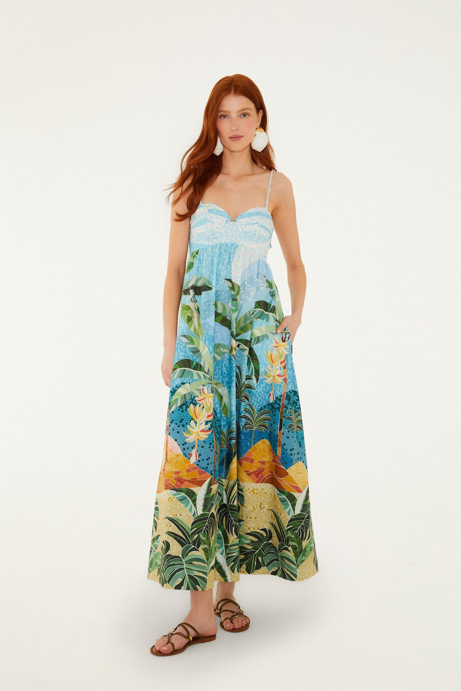 FARM Rio Robe Maxi « Rio Mosaic »