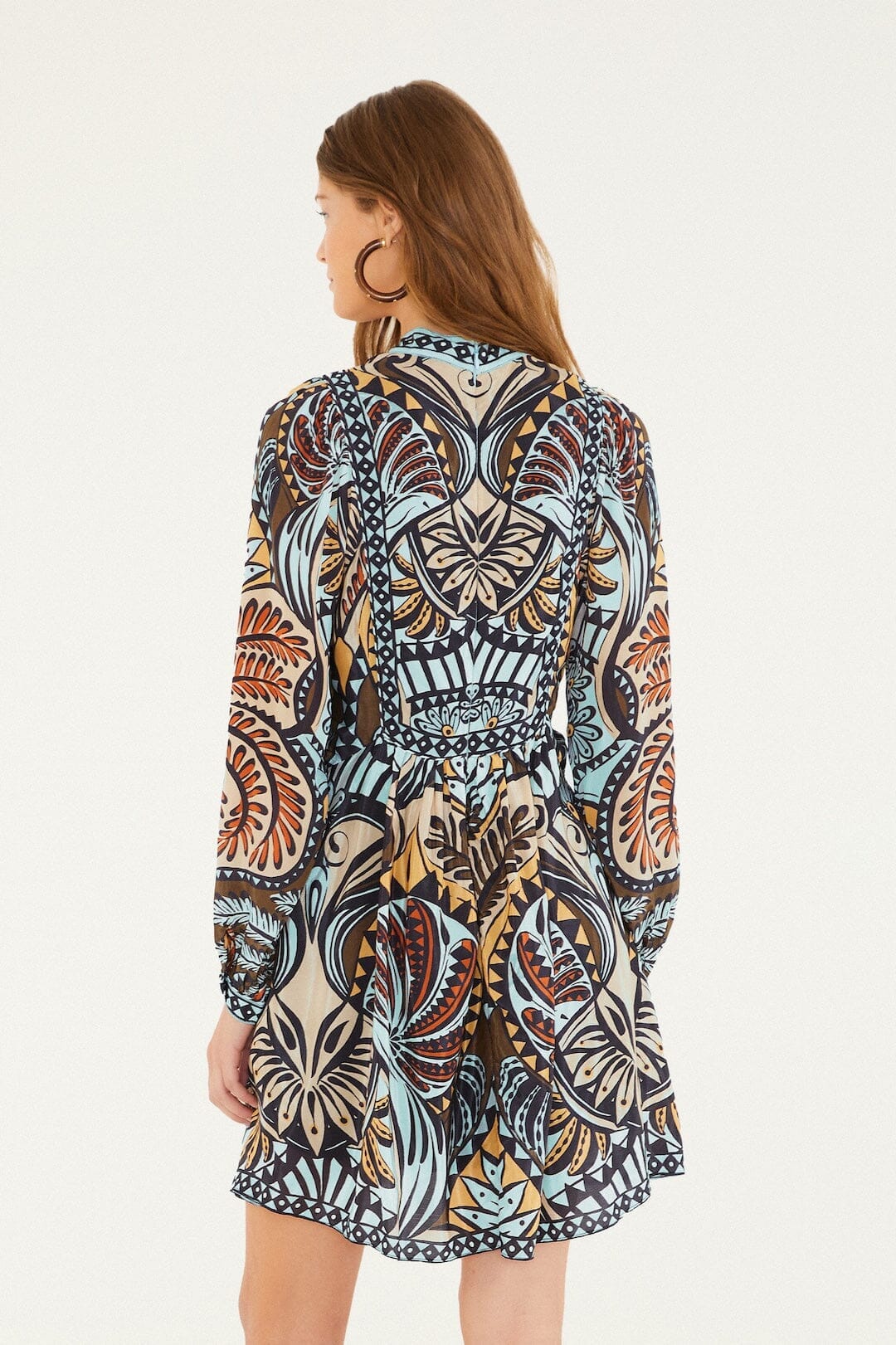 Robe courte FARM Rio Balamana multicolore – vue de dos