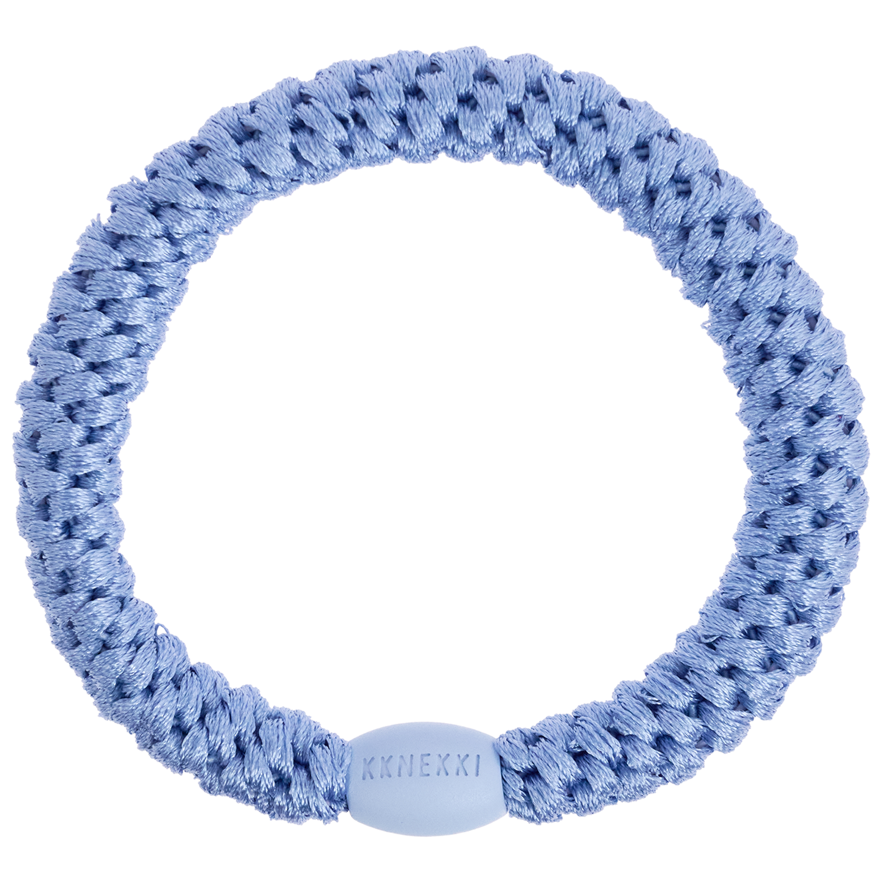 Élastique à cheveux KKNEKKI Bleu Ciel, modèle Original – vue de face