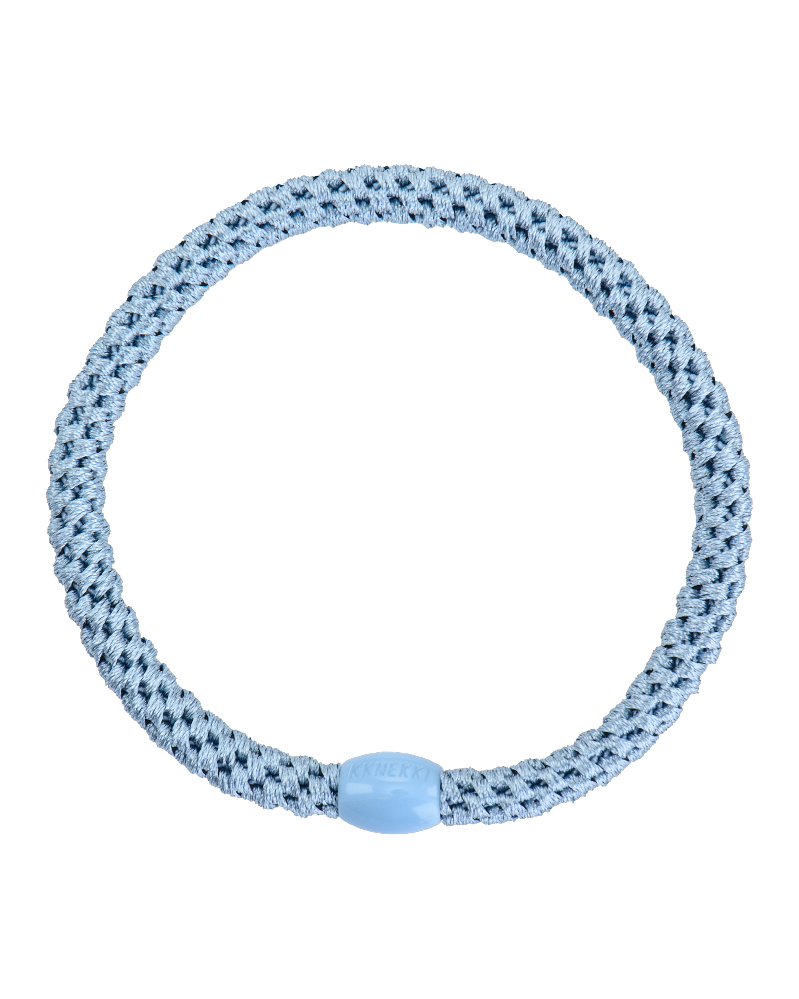 Élastique à cheveux Kknekki Slim Bleu de Mer, vue de face