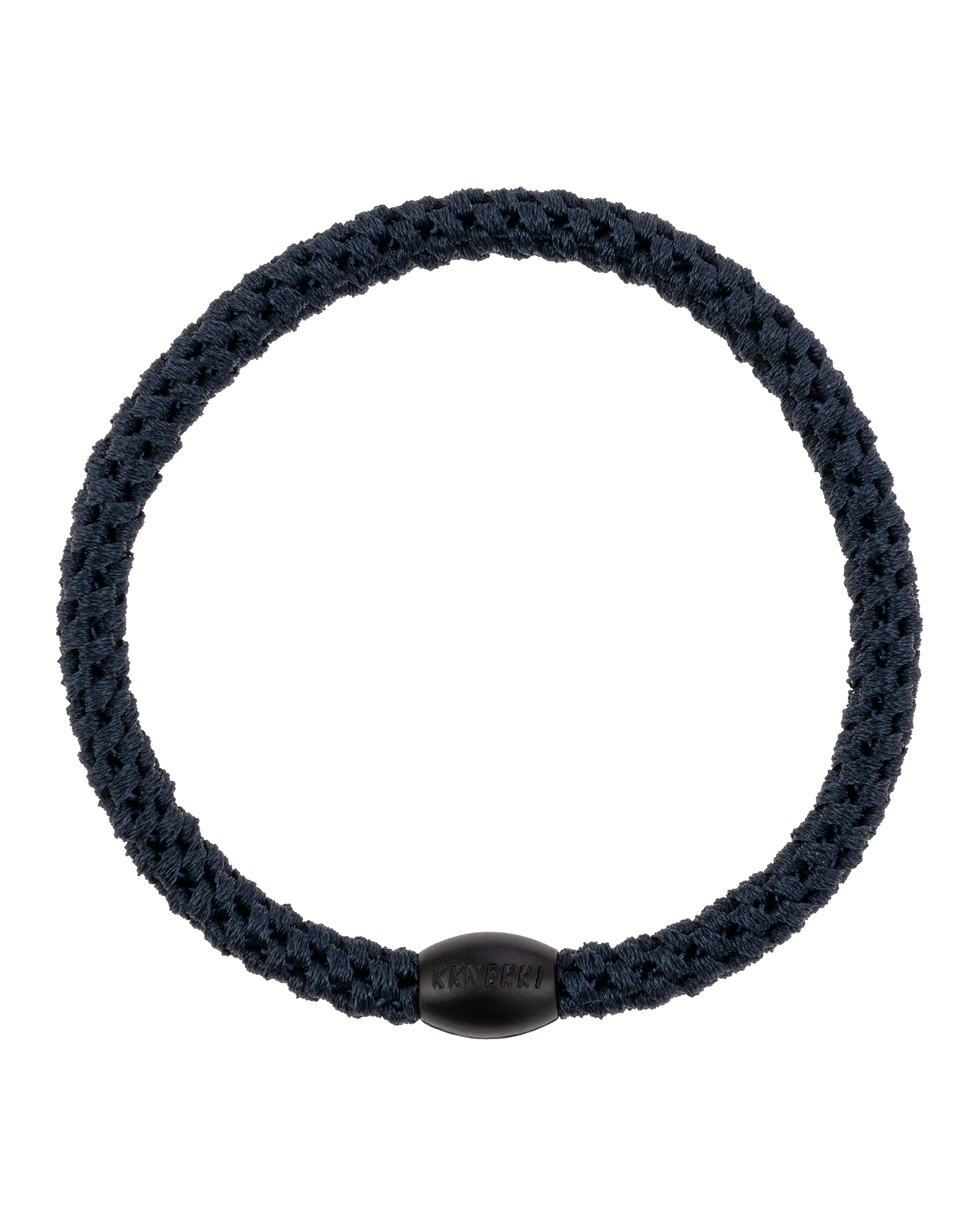 Élastique à cheveux Kknekki Slim Bleu Marine Ancien, vue de face