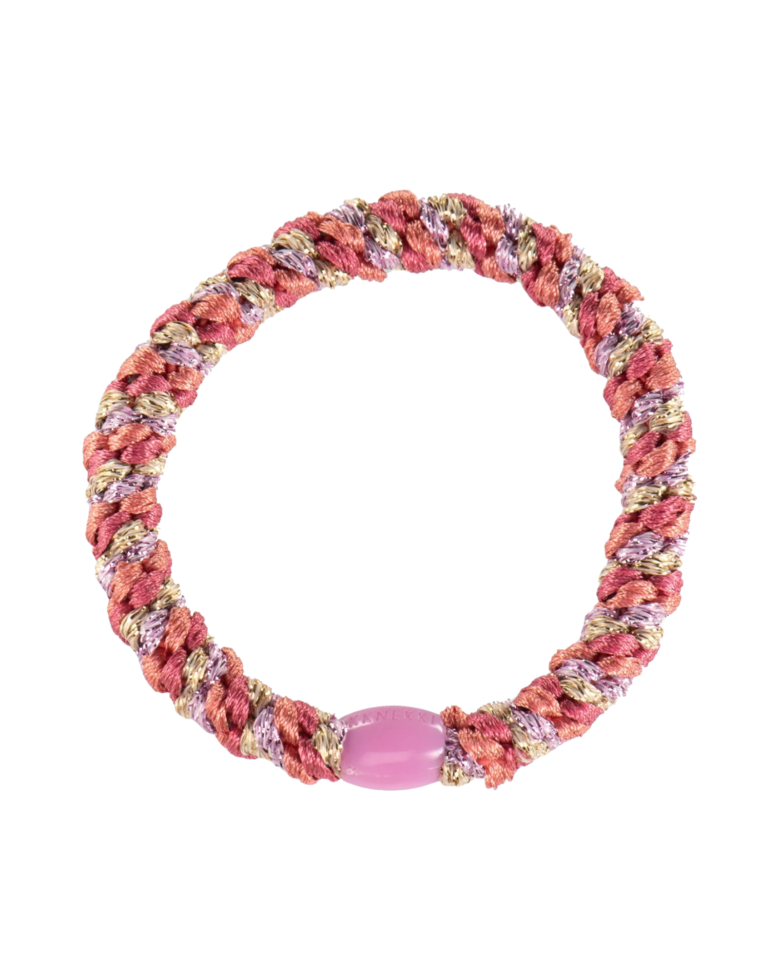 Élastique à cheveux Kknekki Original Framboise-Orange, vue de face