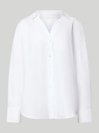 Chemise oversize coton bio LANIUS Blanc – vue à plat