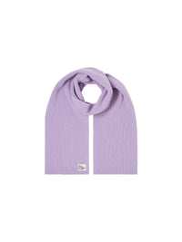 Écharpe laine et cachemire LANIUS Lilas – à plat, nouée