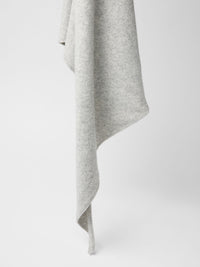 Écharpe triangle LANIUS Gris chiné – tombé de la maille