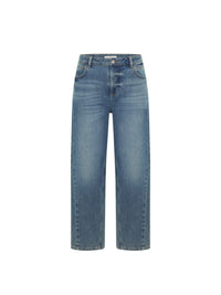 Jean barrel Ember LANIUS Denim bleu moyen – à plat, vue de face