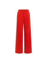 Pantalon à bandes contrastées LANIUS Rouge feu – à plat, vue de face