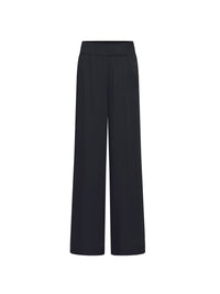 Pantalon large TENCEL LANIUS Bleu Nuit – vue à plat