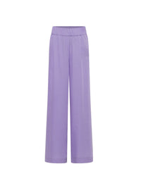 Pantalon large TENCEL LANIUS Brume Violette – vue de profil