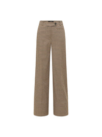 Pantalon Marlene à carreaux LANIUS Noir & beige – à plat, vue de face