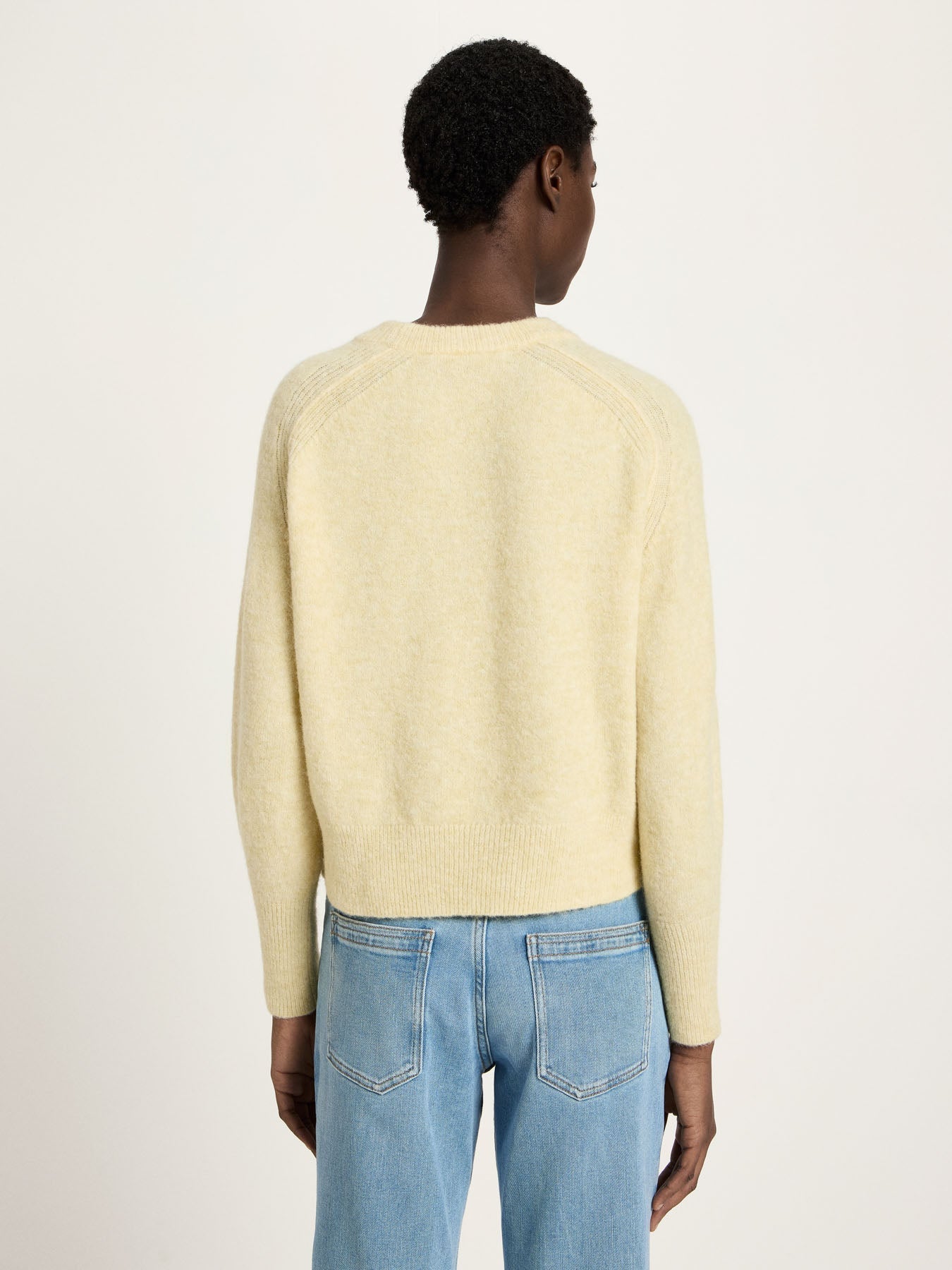 Pull raglan LANIUS Mélange Soleil Pastel – vue de dos