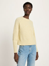 Pull raglan LANIUS Mélange Soleil Pastel – vue de face