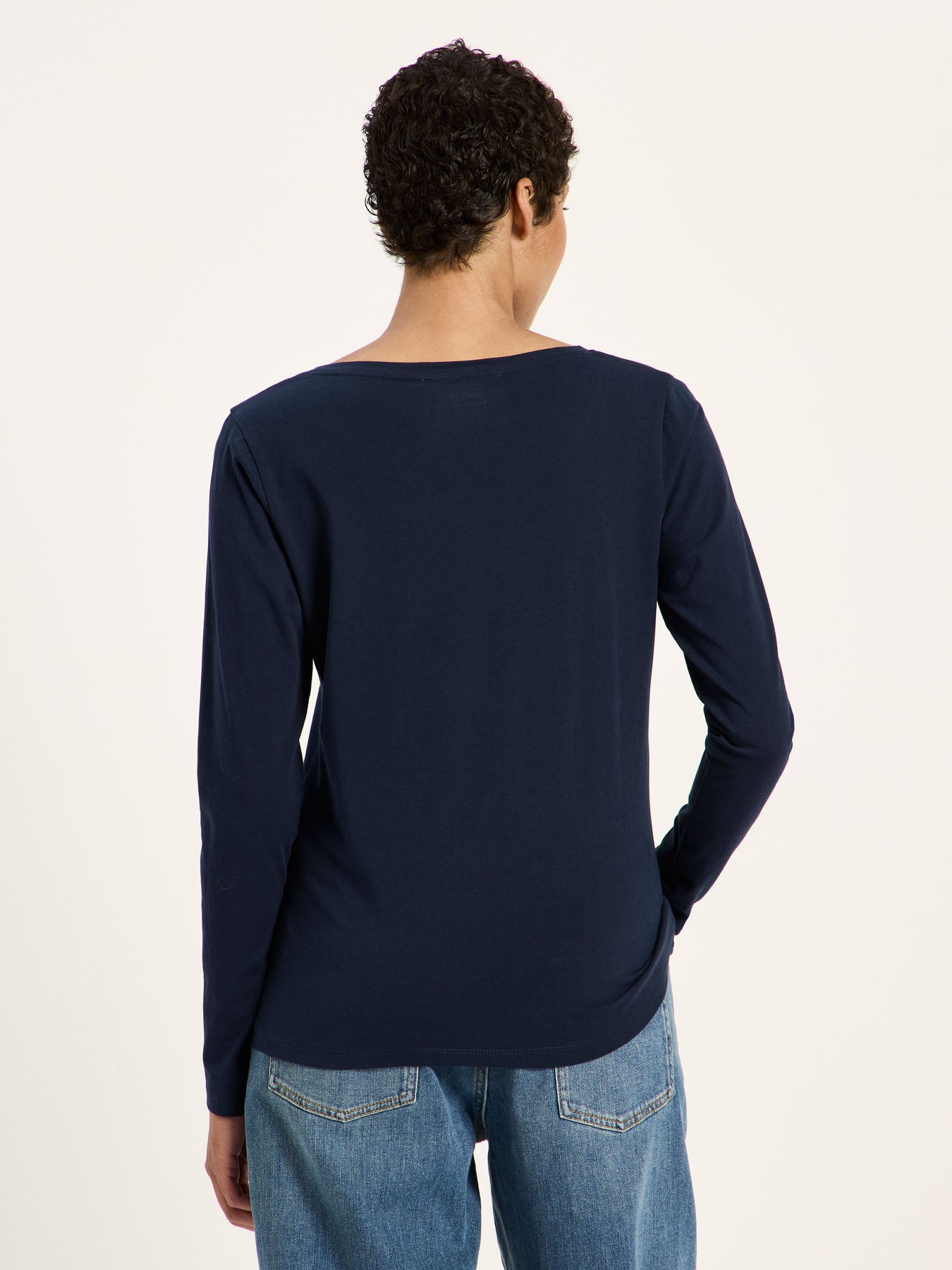 T-shirt à manches longues LANIUS Bleu nuit – vue de dos